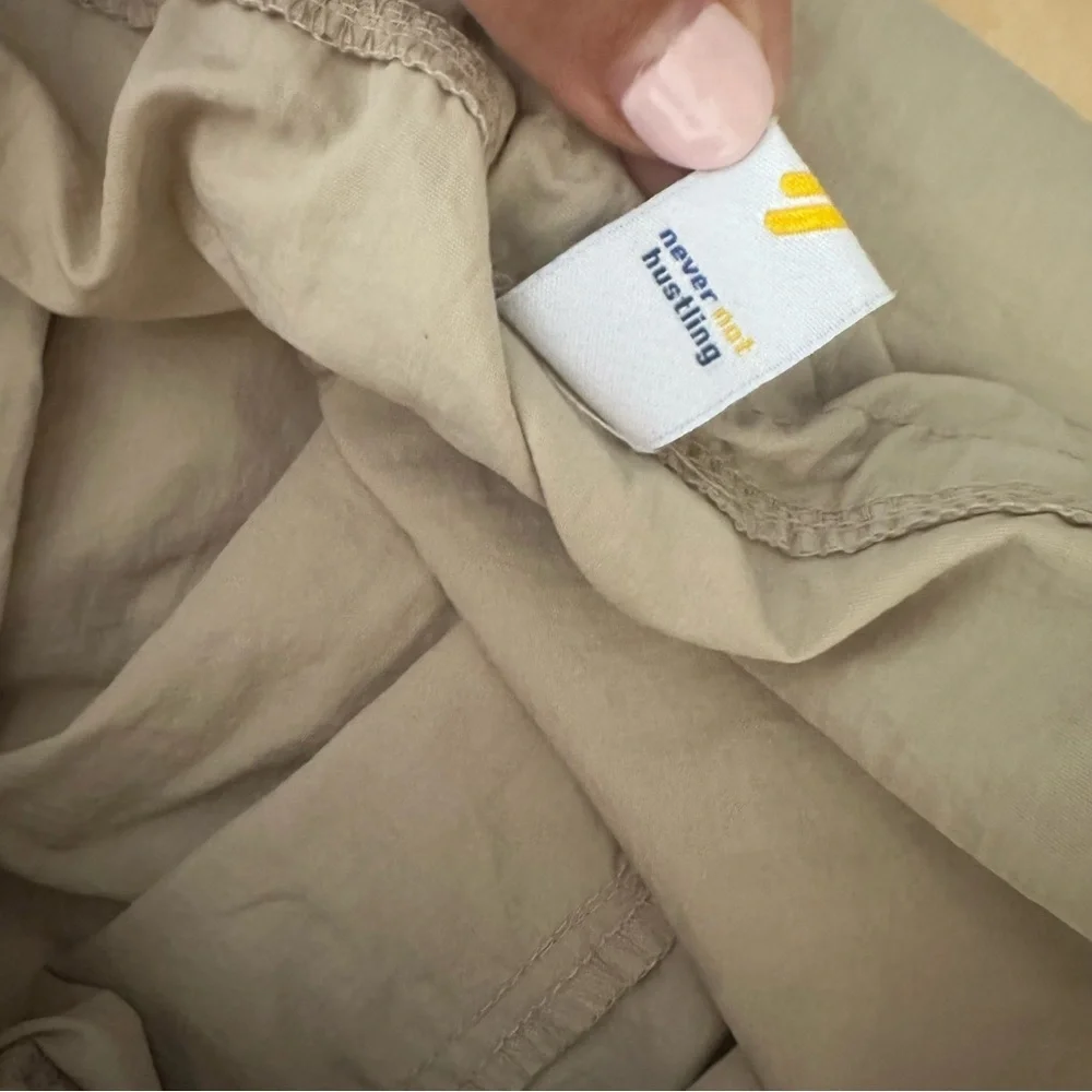 Old Navy High-Waisted Utility Midi Skirt Khaki Tan Women’s Size Large Outdoors‎ - Picture 8 of 9